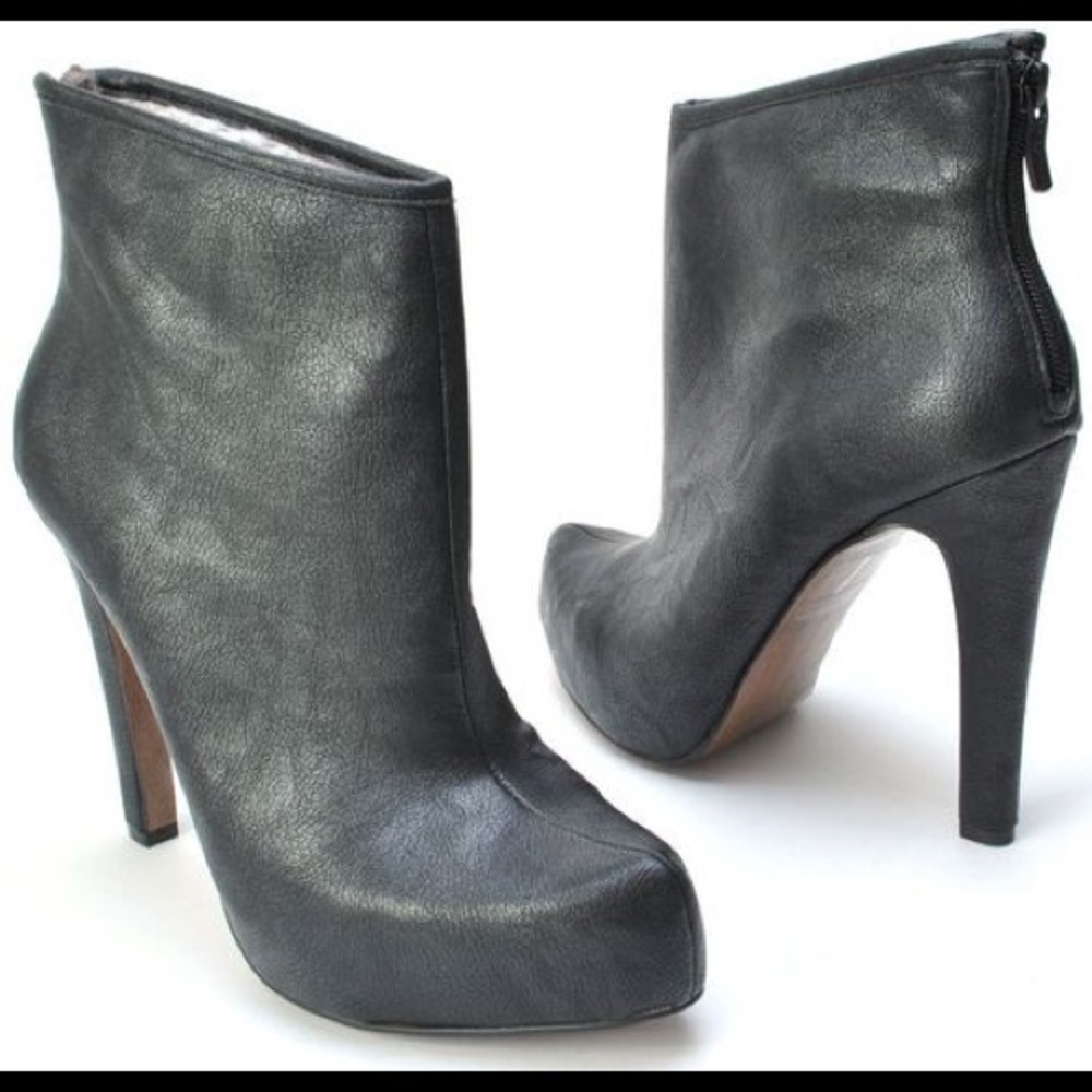 BCBG Black Ankle Booties